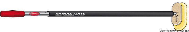 Con tripla anodizzazione, montaggio a scatto. Versione fissa o telescopica.