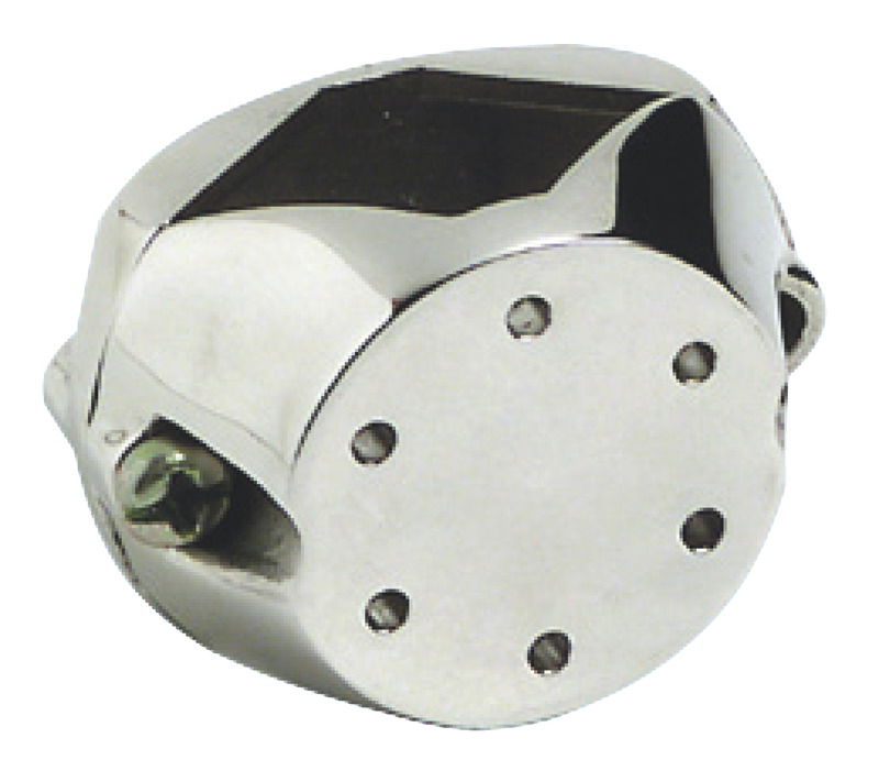 Serve come presa di forza per fissare sui pulpiti o roll bar accessori anche pesanti di qualsiasi tipo.