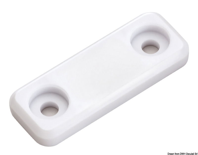 Il magnete è completamente sigillato nella resina ed è assolutamente inossidabile. Chiusura sottile, ideale per spazi ristretti.