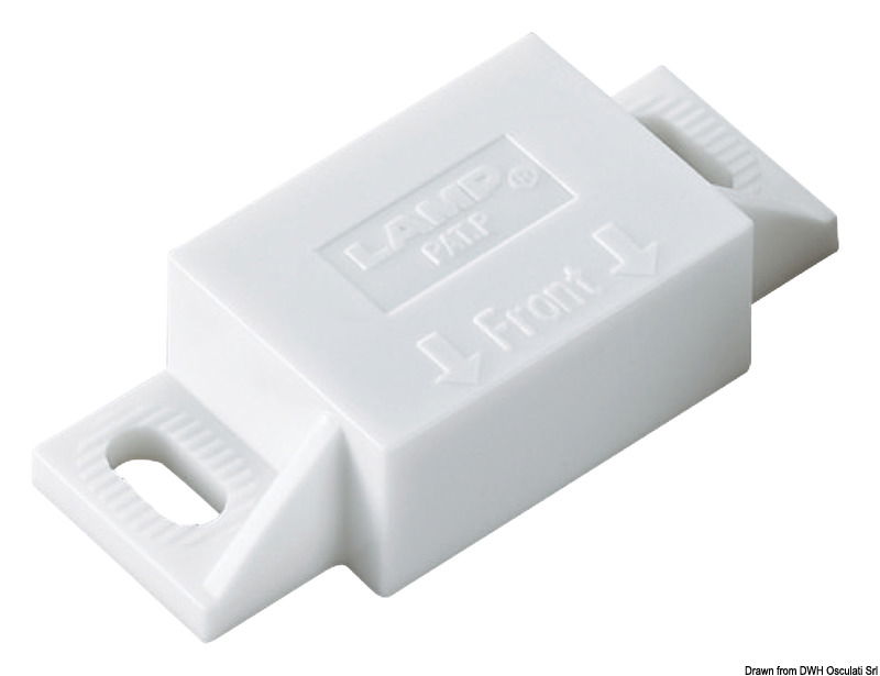 Il magnete è completamente sigillato nella resina ed è assolutamente inossidabile.