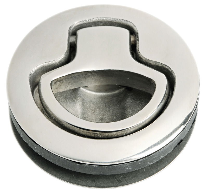 Completamente in acciaio inox AISI 316 lucidato a specchio. Completi di battuta a squadra.