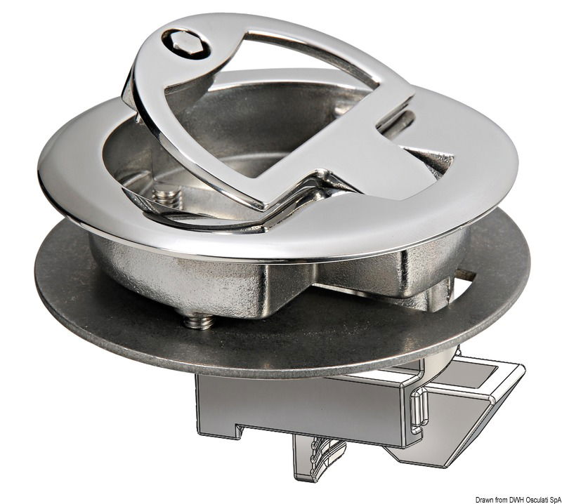 Acciaio inox AISI 316 lucidato a specchio.