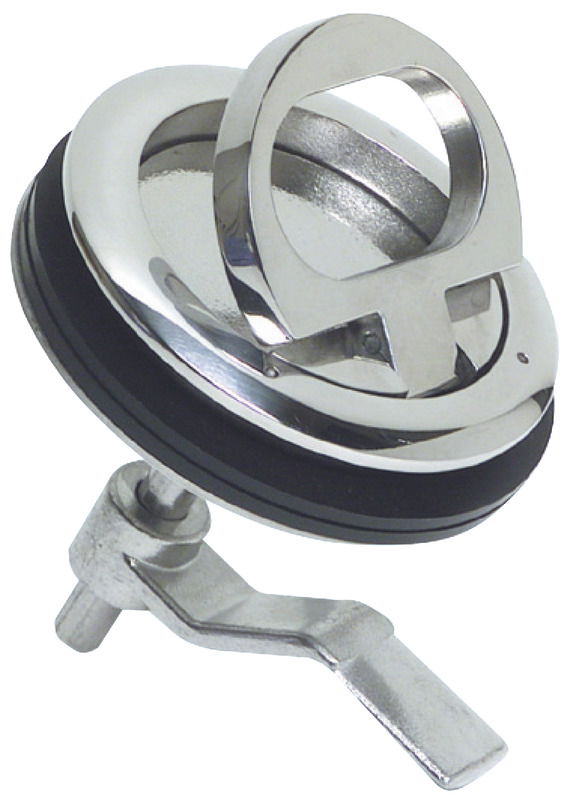 In acciaio inox AISI 316 lucidato a specchio.