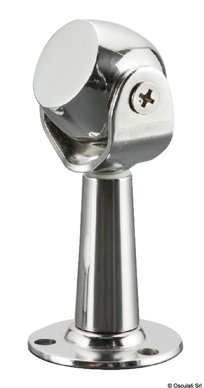 Corpo in acciaio inox AISI 316 lucidato a specchio.Forza di trazione 5 kg