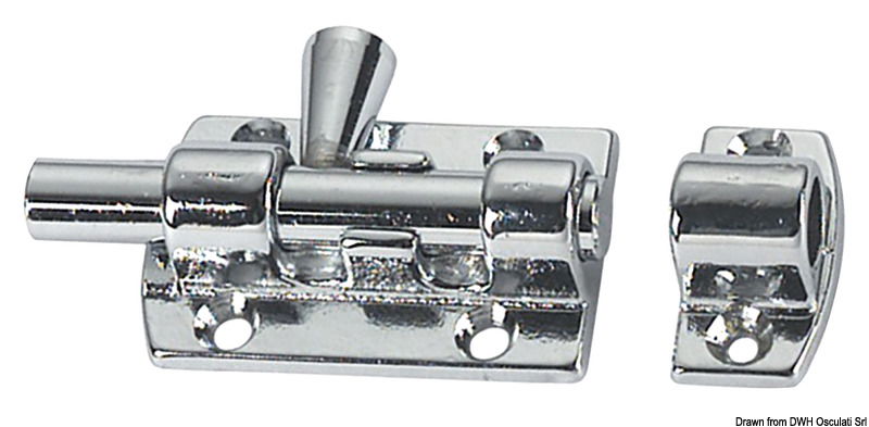 In ottone cromato fuso, pertanto sono molto robusti. Anche il pistone è in ottone.