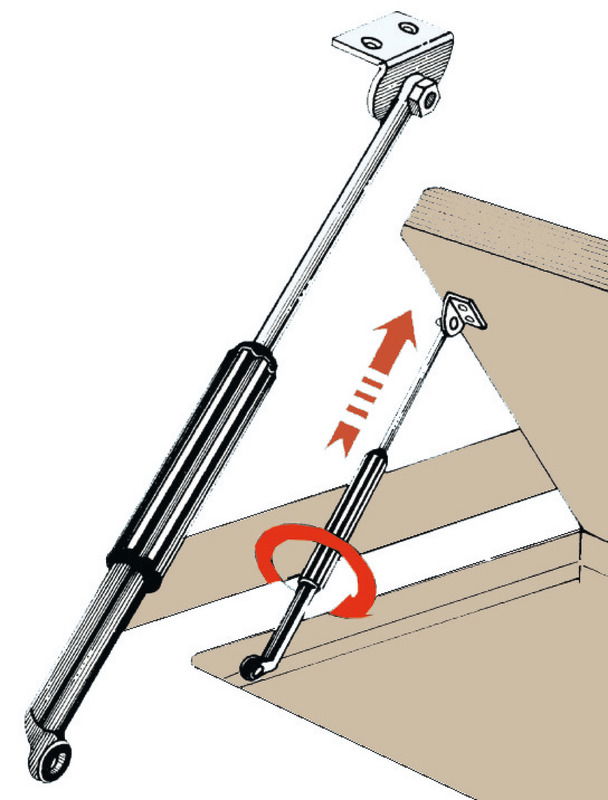Per finestrini e portelli in nylon con asta scorrevole in acciaio inox. . Il particolare sistema di scorrimento garantisce un serraggio formidabile e nello stesso tempo una corsa fuori del comune.