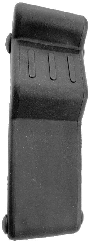 Con chiusura a leva eccentrica. In termogomma elastica con piastrina fissaggio e aggancio in acciaio inox.