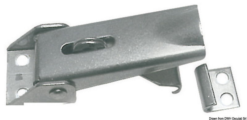 In acciaio inox. Con porta lucchetto.