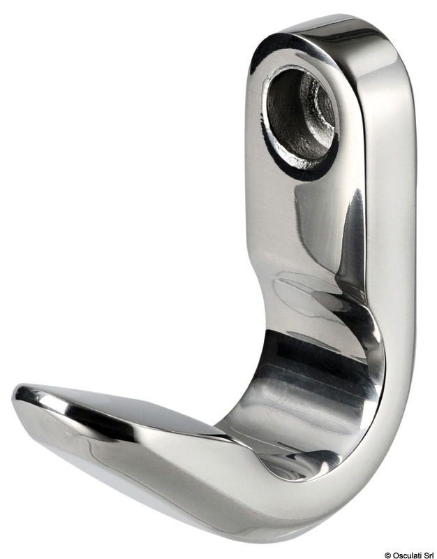 In acciaio inox AISI 316 lucidato a specchio.