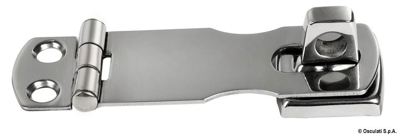 In acciaio inox lucidato a specchio con occhiello microfuso girevole.