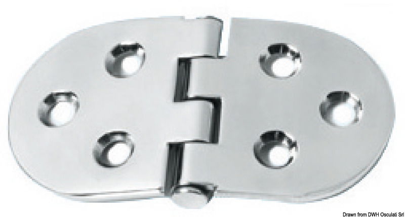 Hinge reversed pin heavy duty 110x60 mm