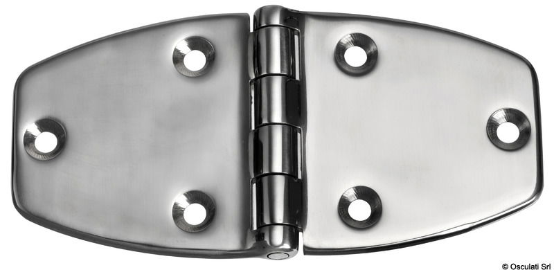 In acciaio inox AISI 316 di grandissima resistenza, lucidate a specchio.