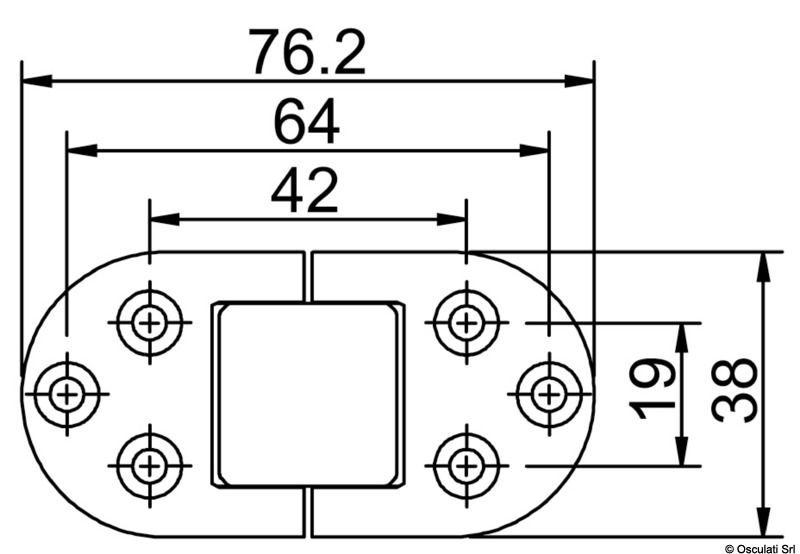 Cerniere autoreggenti a doppia spina indicate per ante abbattibili a 180°Possono essere abbinate alle cerniere a doppia spina versione classica (non autoreggenti);l'abbinamento dipende dal peso dell'anta abbattibile:Se 2 cerniere autoreggenti generano un carico troppo eleveto, se ne utilizza una sola più una cerniera non autoreggente.