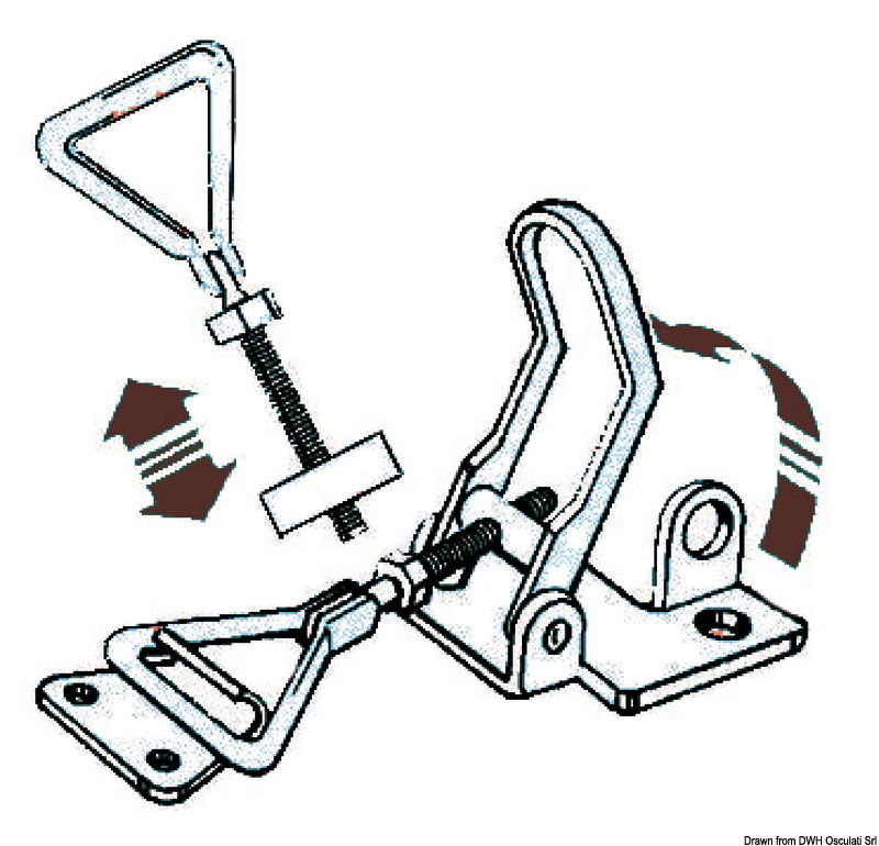SS toggle fastener 123-137 mm