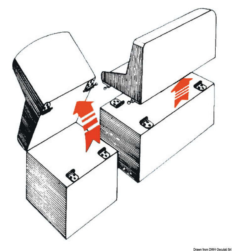 Ccostruite in ottone cromato con perno e molla in acciaio inox. Ideali per rimuovere in maniera rapida e senza alcun attrezzo un portello - botolina, chiusura, sedili...Vendute al paio (destra + sinistra) due parti maschio + due parti femmina.