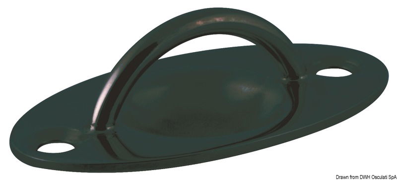 In acciaio inox 316. Ottiene un buon passaggio per la cima grazie al semi-incasso.