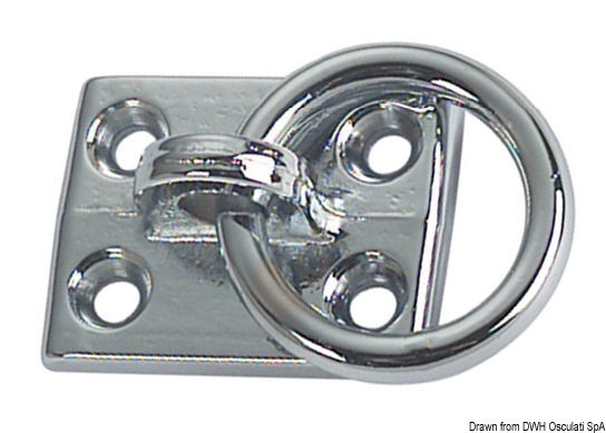 Interamente in bronzo cromato.