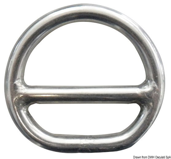 D-ring w/bar 6x50 mm