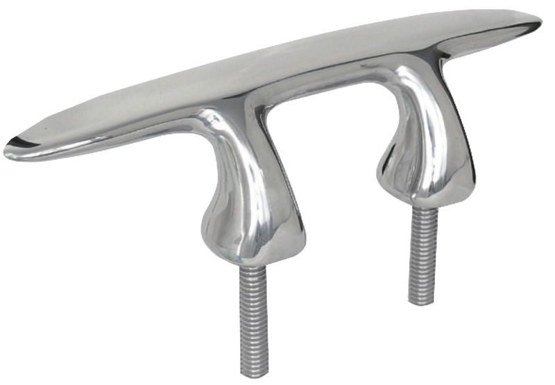 In acciaio inox AISI 316 lucidato a specchio. Complete di prigionieri.