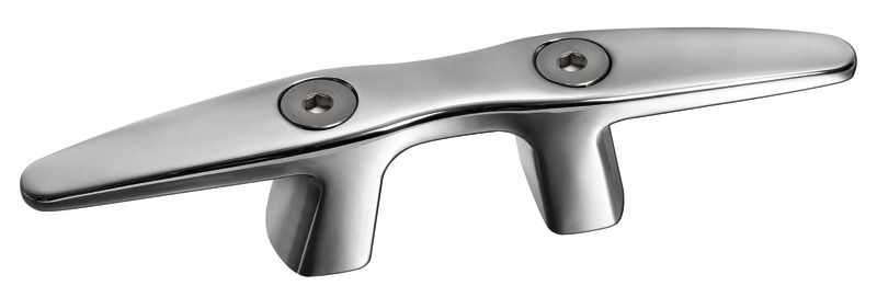 In acciaio inox AISI 316 lucidato a specchio.