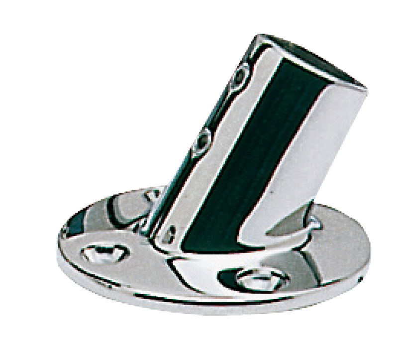 In acciaio inox AISI 316 lucidato a specchio per tubi da 22/25 mm, realizzati in microfusione a spessore.