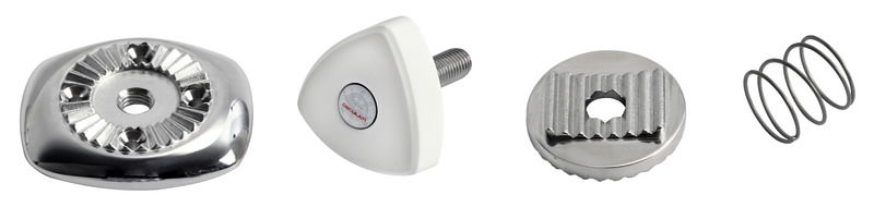 Base aggiuntiva e di ricambio per portacanne 41.168.00. Adatti anche per 41.167.90, 41.170.00, 41.170.01.