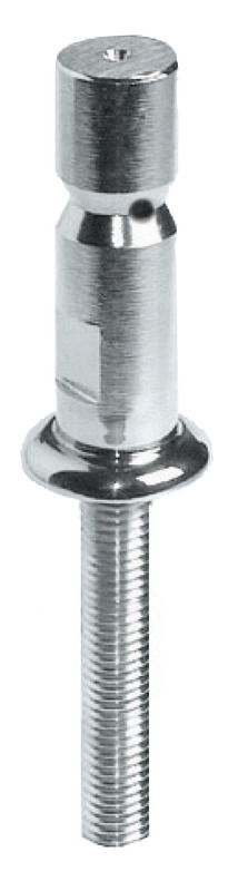 In acciaio inox AISI 316 lucidato, per montaggio all’interno del candeliere.