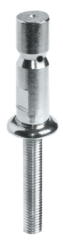 In acciaio inox AISI 316 lucidato, per montaggio all’interno del candeliere.