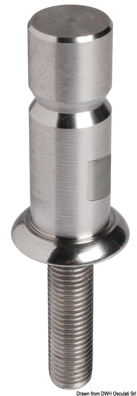 In acciaio inox AISI 316 lucidato, per montaggio all’interno del candeliere.