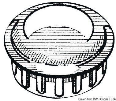 In ABS cromato lucidato per intestare i tubi.