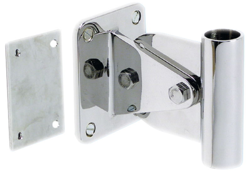 Per supportare a parete le passerelle. Realizzata in acciaio inox AISI 316 lucidato a specchio.