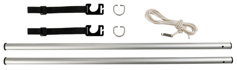 La passerella gonfiabile Osculati è realizzata in PVC nautico con ottima resistenza all'abrasione e ai raggi UV.La tecnologia Drop stitch utilizzata nei SUP la rendono straordinariamente rigida e sicura, garantisce il passaggio in sicurezza e praticità.Prevede una superficie antiscivolo in EVA sulla parte calpestabile superiore e nella parte inferiore degli slider in nylon per evitare l'usura sulla banchina.Per l’utilizzo la passerella può essere gonfiata con pompa manuale o elettrica ad una pressione di 15 PSI – 1 bar, successivamente viene sgonfiata e facilmente riposta in un gavone grazie ai suoi ingombri contenuti (80x30x15 cm).Un'altra funzione di questo prodotto è la sua possibilità di essere utilizzato come SUP dotato di pinne; rimuovendo gli slider di nylon si possono applicare due pinne ad incastro che permettono una buona navigata col remo. Per camminare sulla passerella con la massima sicurezza è disponibile come optional il kit corrimano (cod.42.681.90).E’ realizzato con due aste di diametro 30 mm in alluminio e cima nautica da 6 mm con corsone di tensionamento.Il sistema è facilmente applicabile e removibile con dei ganci ad alta tenuta sul bordo della passerella.