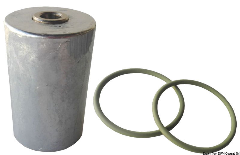 Zinc anode for Volvo DPH/DPR exhaust pipe