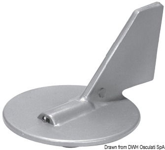 Fin anode for Yamaha 150/225 HP