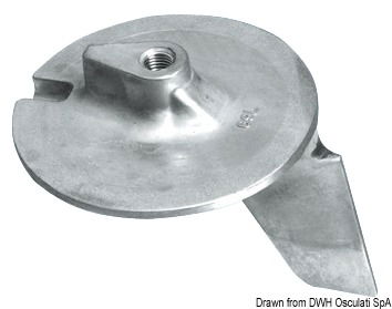 Magnesium directional fin for Yamaha 200/300 HP