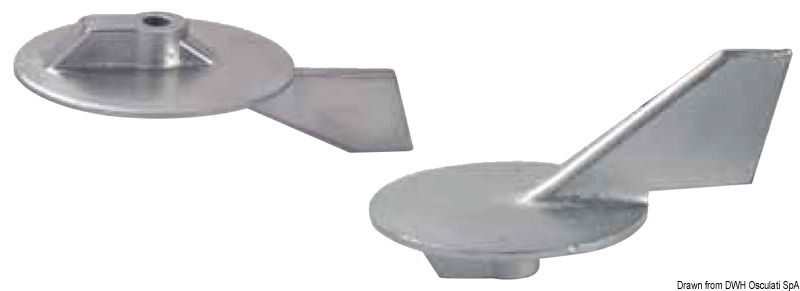Aluminium fin anode 50/90 HP