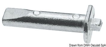 Anode cylinder for Yamaha 20/30 HP