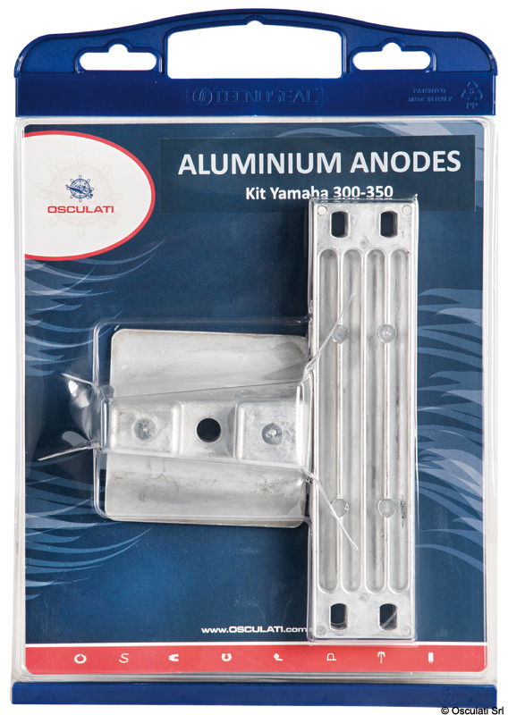 Anode kit for Yamaha 300/350/425 HP aluminium