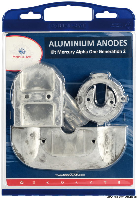 Anode kit Alpha I aluminium