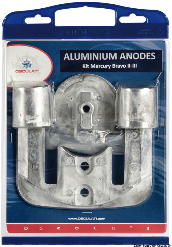 Anode kit Bravo II/III zinc