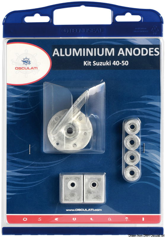 Anode kit Suzuki 40/50 HP magnesium
