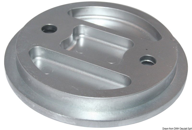 Zinc flange anode for Verado