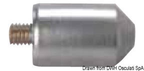 Zinc anode for heat exchanger/manifolds 3/8"