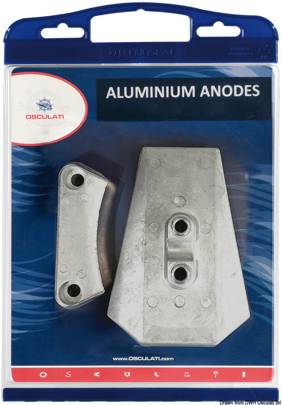 2-pcs aluminium anode kit DPI