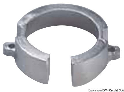 Anodo supporto asse elica Mercruiser Bravo I.