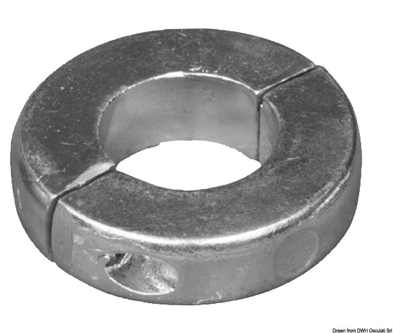 Zinc extra low olive anode 35 mm (1"3/8)