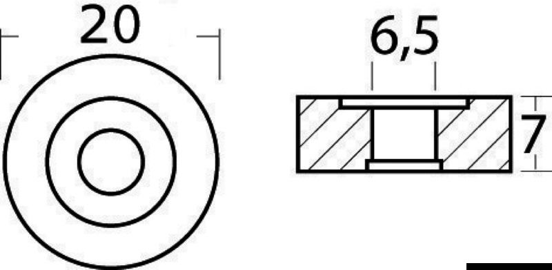 Aluminium ring anode Suzuki outboard eng. 4/300 HP
