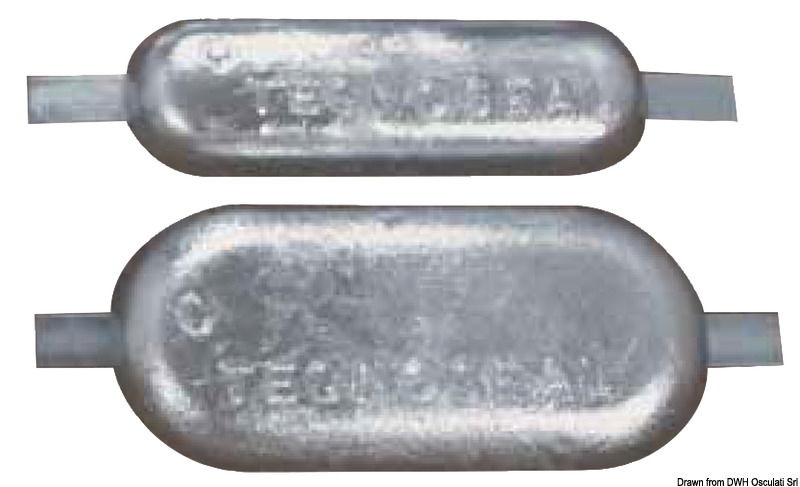 In ferro zincato da saldare.