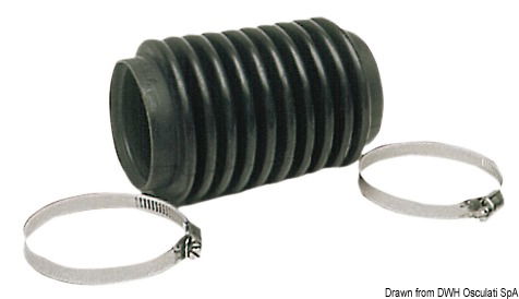 Transmission bellow f.Volvo engines w/flaps