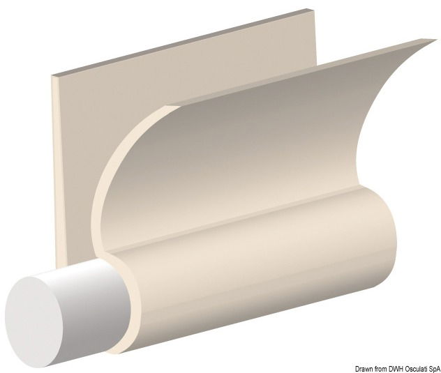 Tramite un inserto a ralinga vengono fissati i tendalini, capottine e cuscini.